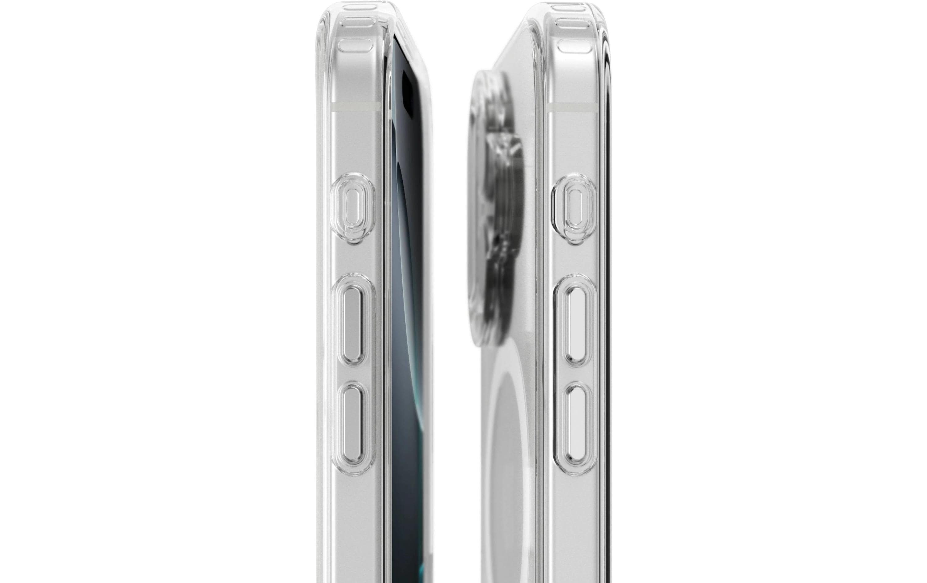 Back Cover Transparent iPhone 16 Plus WhiteSilicone Backcover für das Apple iPhone 16 Plus