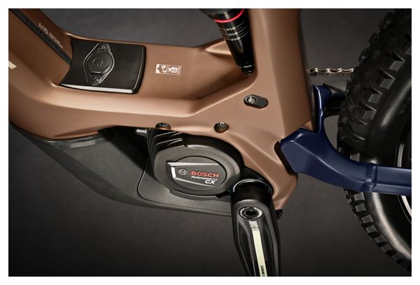 VTT Électrique Tout-Suspendu Haibike AllMtn CF 8 Sram NX/SX Eagle 12V 750Wh MX (29/27.5'') Marron 2024