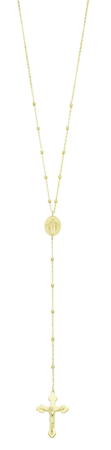 Rosenkranz-Ankerkette aus Gold