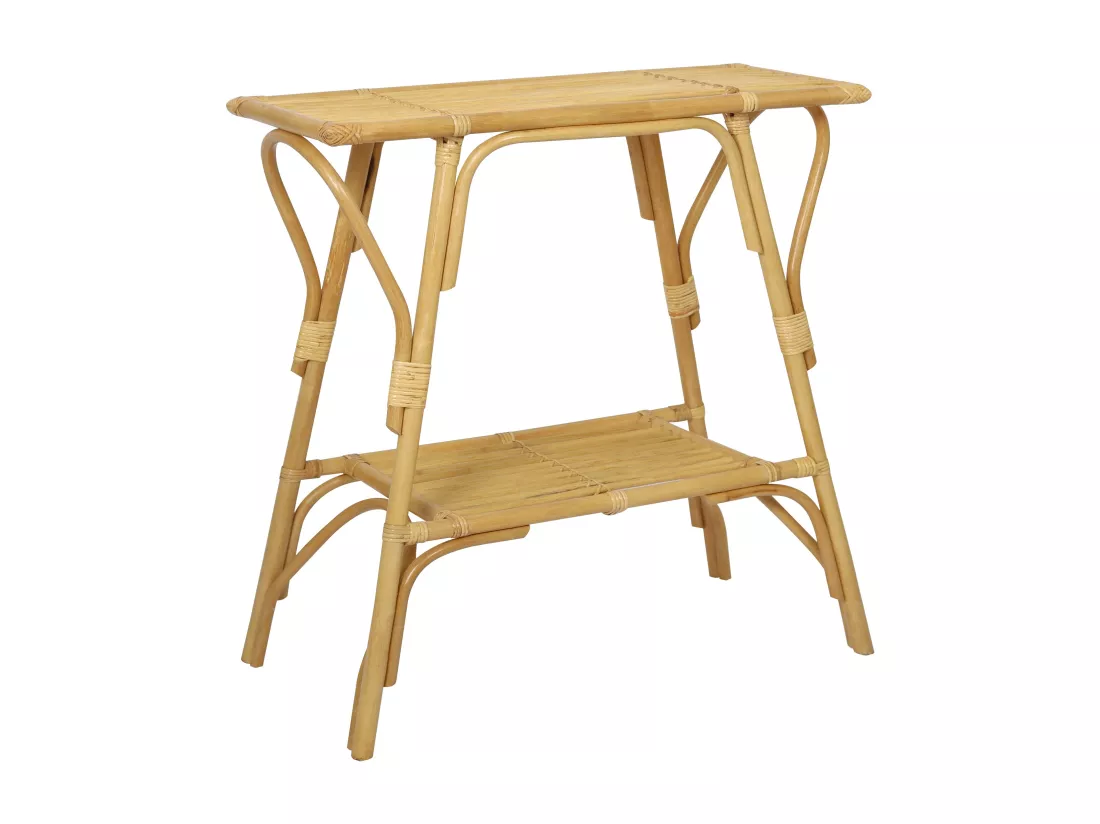 Console en Rotin Naturel