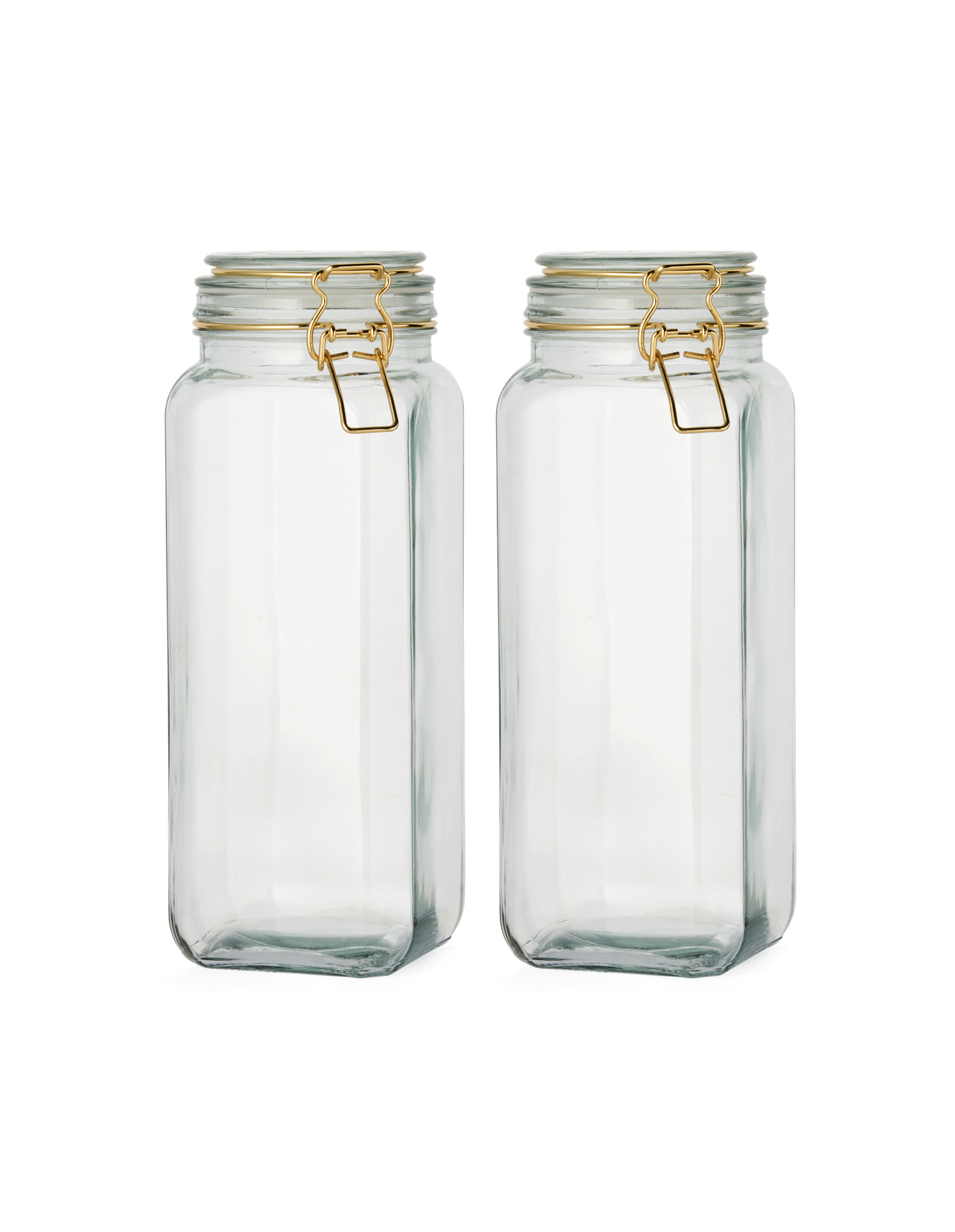 Patentglas 2100 ml 2-pak | Glas. 10,5 x 29,5 cm. 2 stk. | Clear