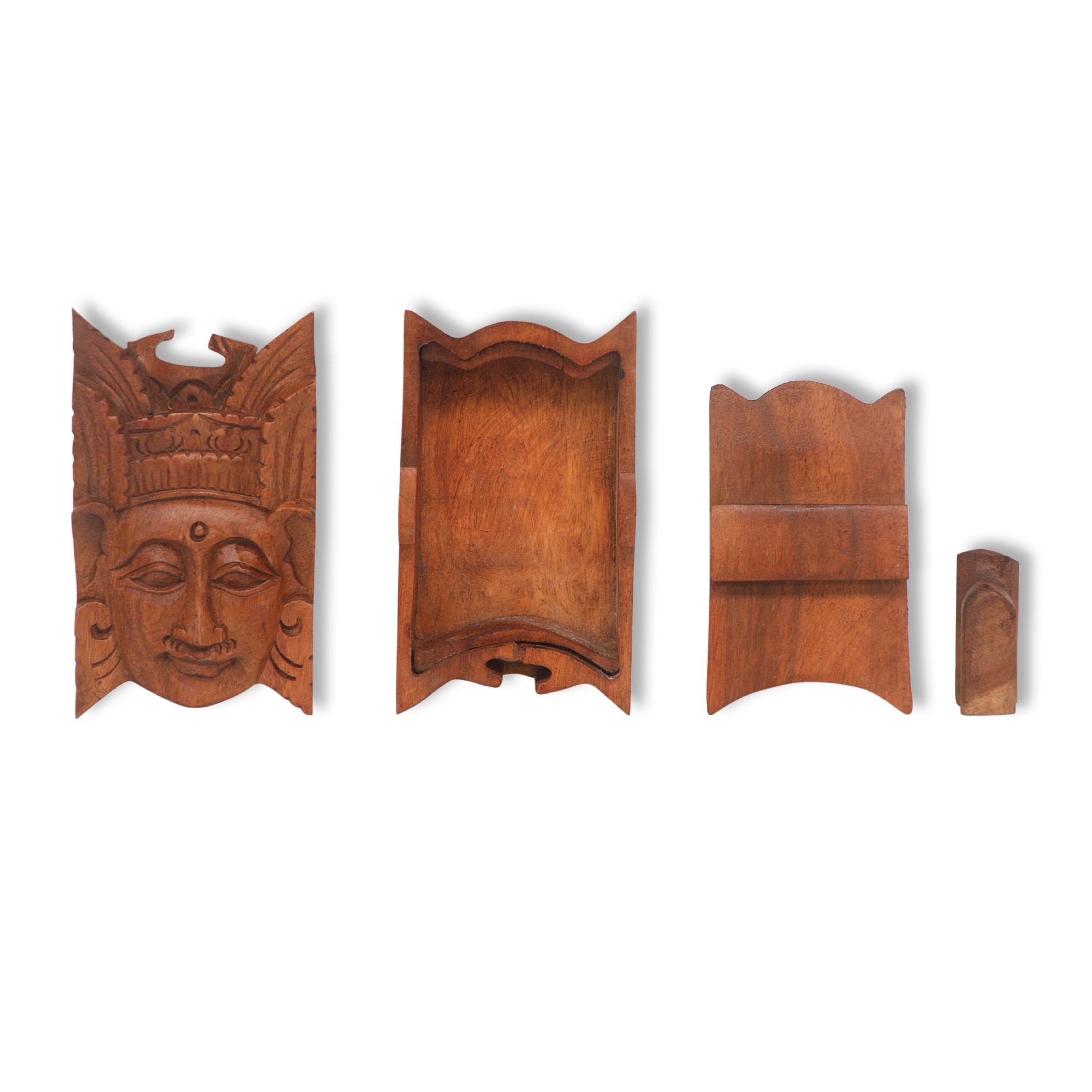Secret Box 'Rama', natur, T 9 cm, B 15 cm, H 7 cm von fischer's lagerhaus