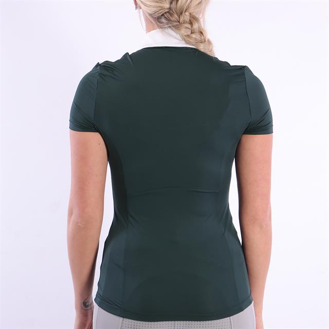 Wedstrijdshirt Equestrian Stockholm Dramatic Monday Fine Line Donkergroen
