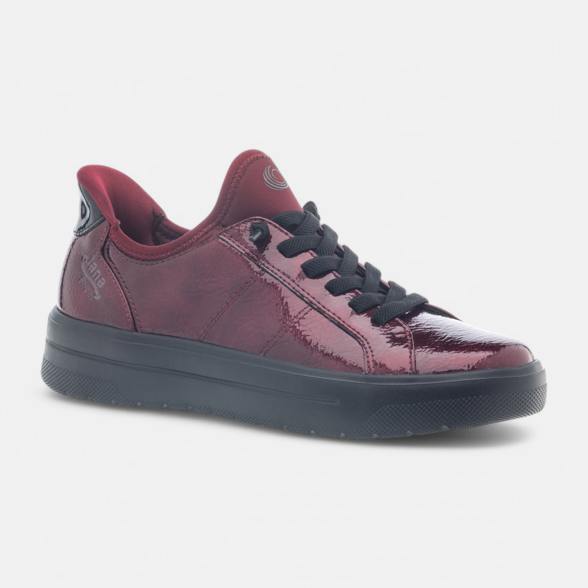 Baskets basses Femme bordeaux