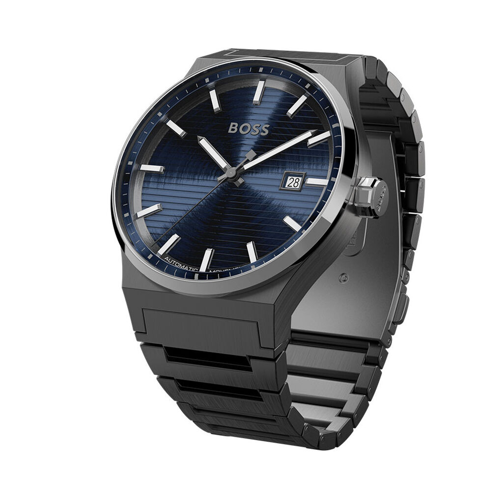 Montre Boss Candor Auto Bleu