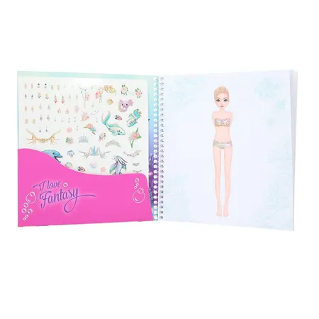 Depesche TOPModel Dress Me Up Stickerbuch MERMAID