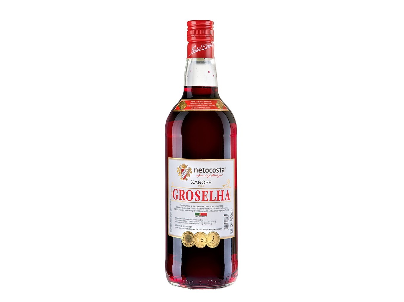 XAROPE DE GROSELHA NETO COSTA 1L