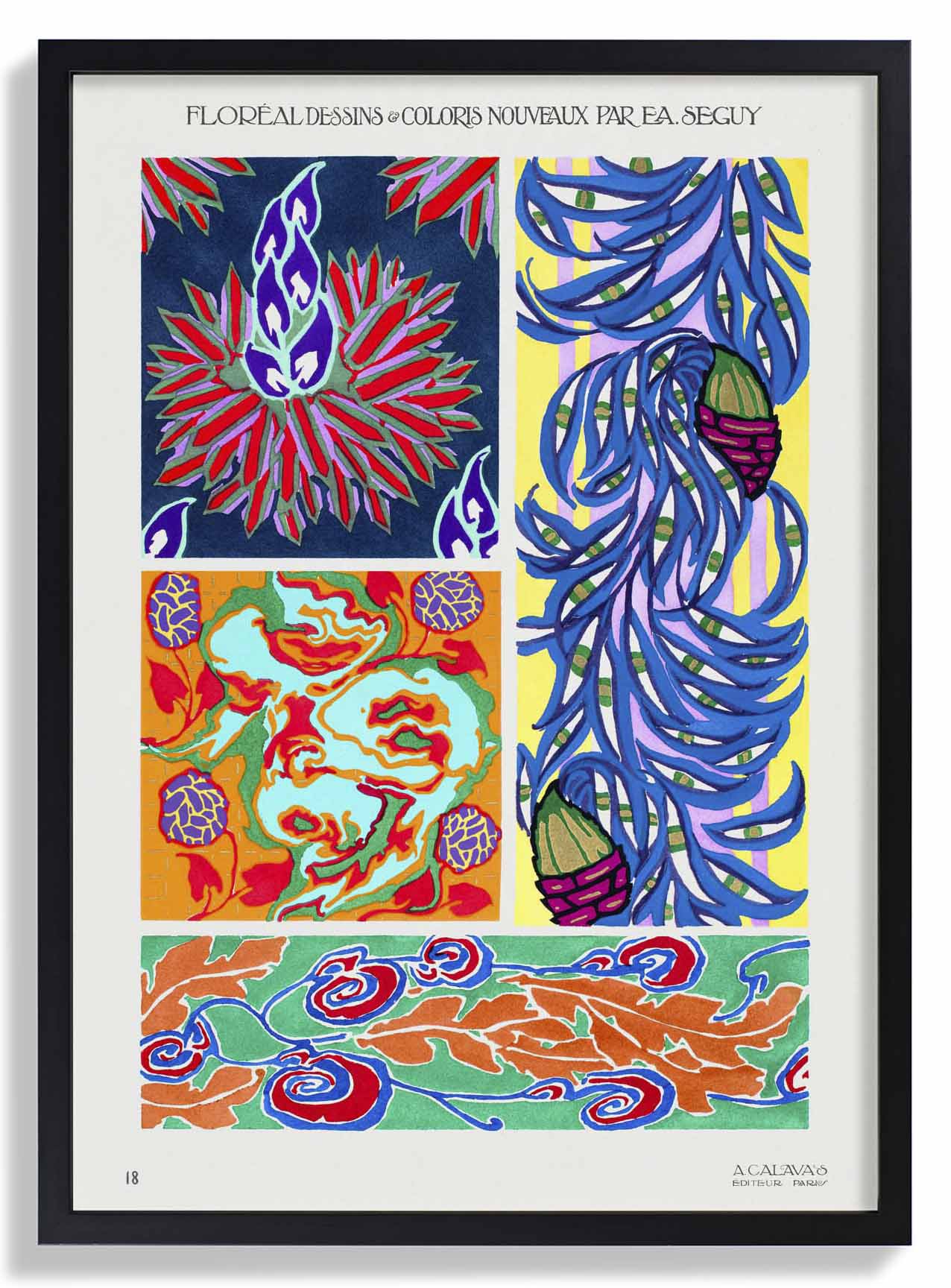 Floréal Dessins Coloris Nouveau Nr 18 von E.A. Séguy