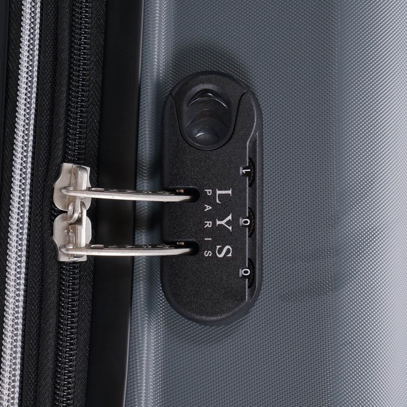 Lot de 3 valises rigides 329 Extensibles 55, 66 et 76 cm Gris