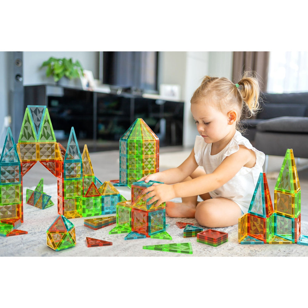 Køb Geomag Magnetic Tiles Gems 32 Pcs