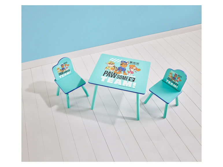 Kinder tafel met 2 stoelen Paw Patrol