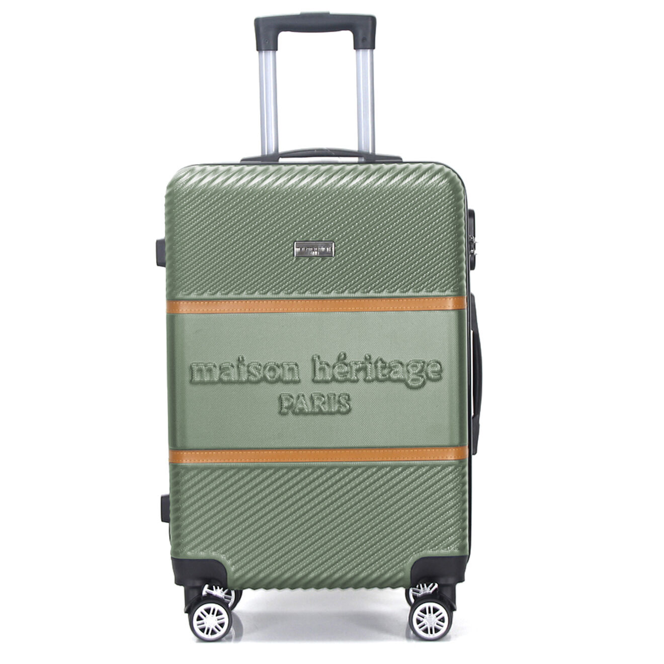 Maison Héritage Valise Moyen Séjour 4 roues doubles Opéra 60 cm vert kaki