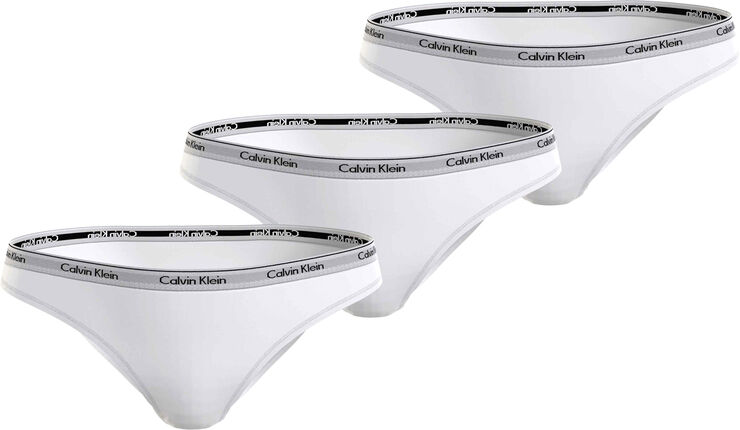 Calvin Klein BIKINI 3PK White/white/white