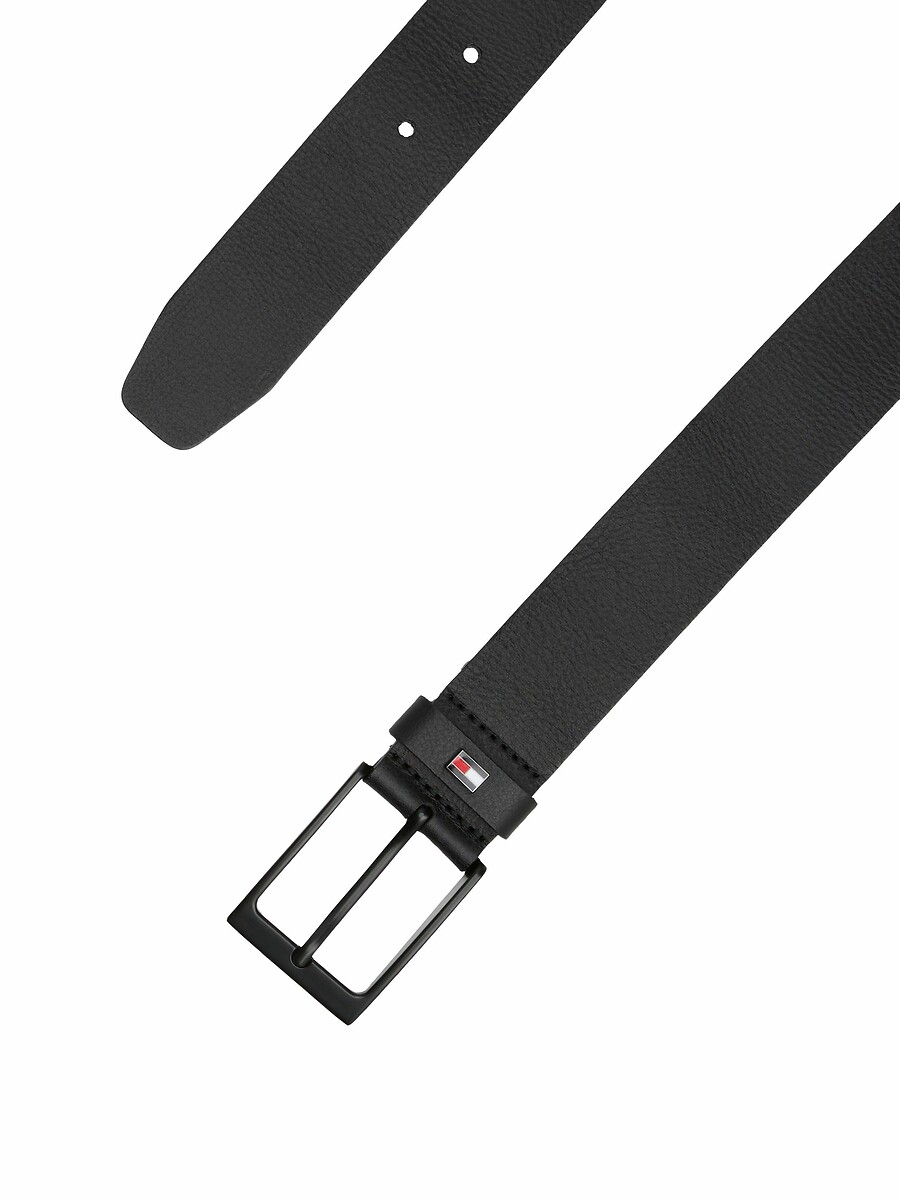 TOMMY HILFIGER<br>Cinto de couro Layton 3,5cm