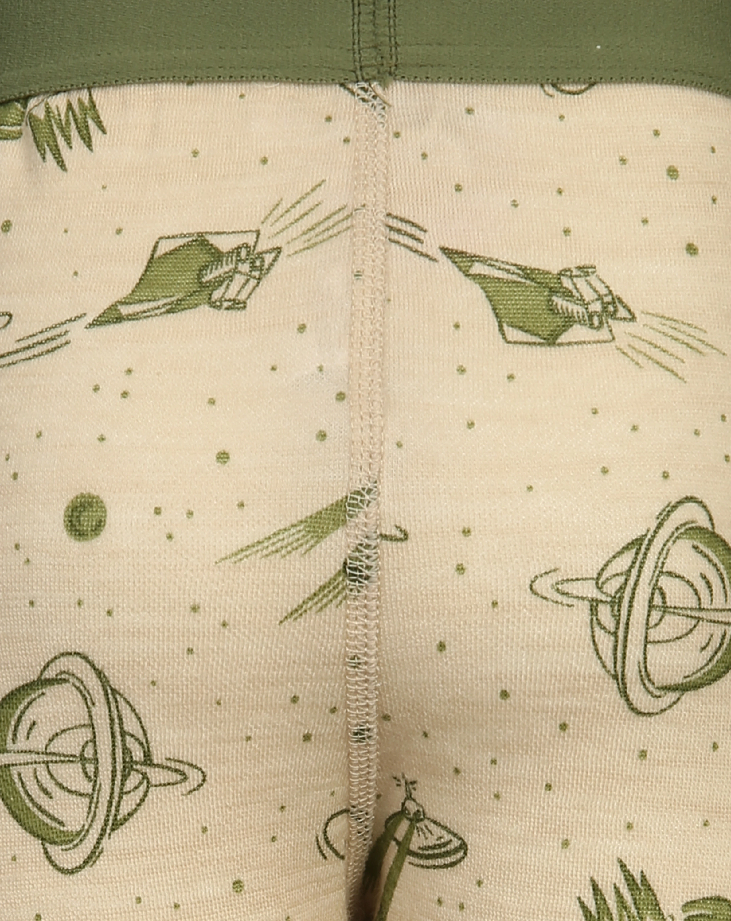 Woll-Leggings 70 - SKids in green