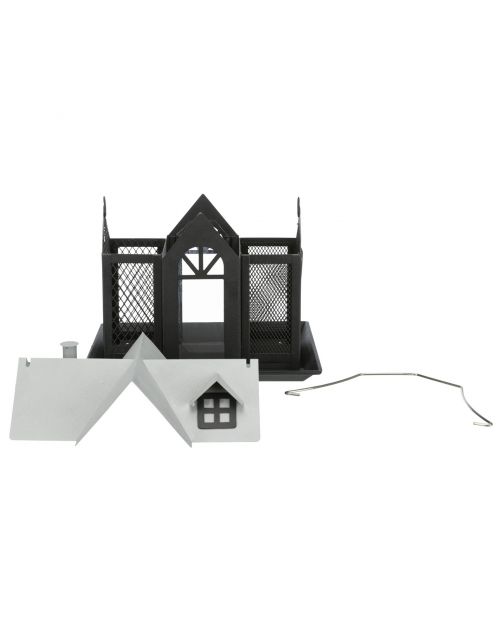 Trixie Voederhuis Villa - Voederhuis - 26x19x19 cm Zwart