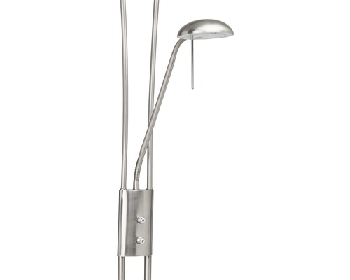 LED plafondlamp + leeslamp 1600 lm 3000 KH 179 cm Finn ijzer/wit