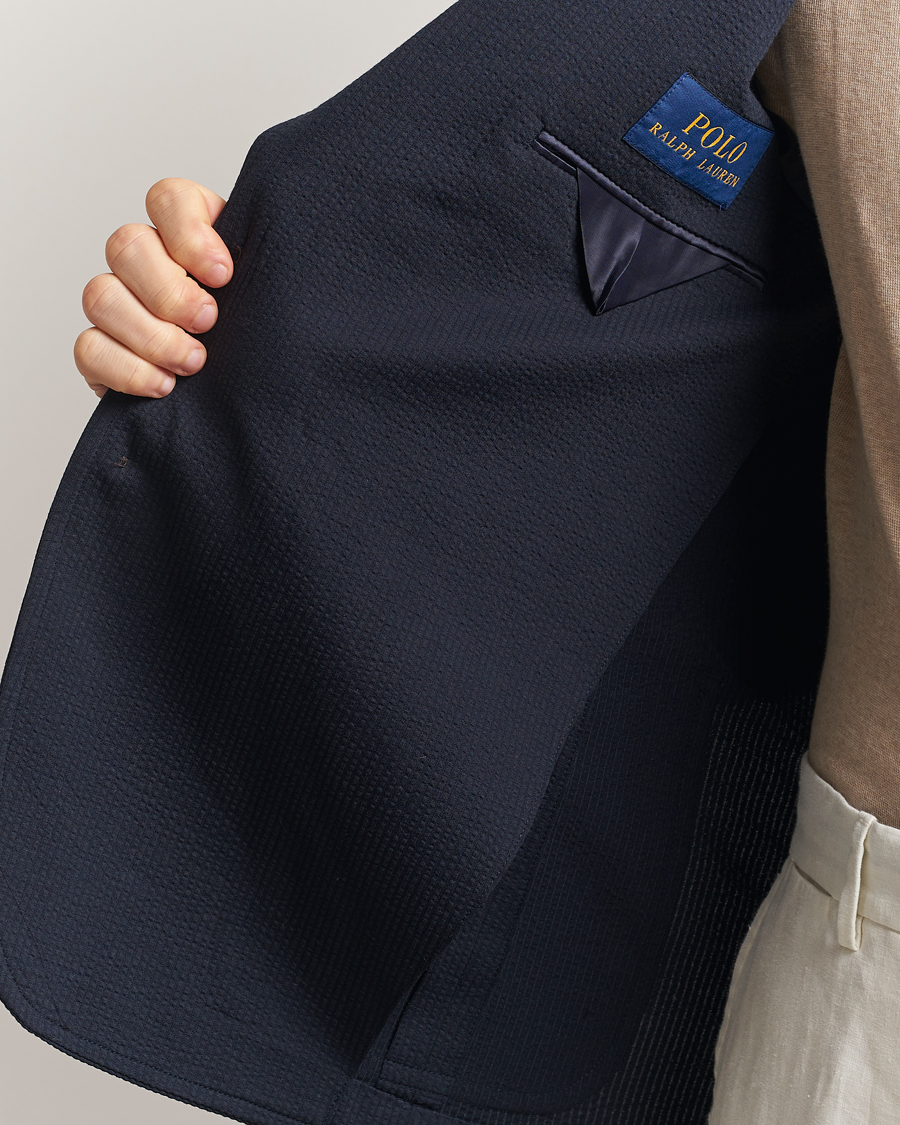 Polo Ralph Lauren Single Breasted Seersucker Sportcoat Navy