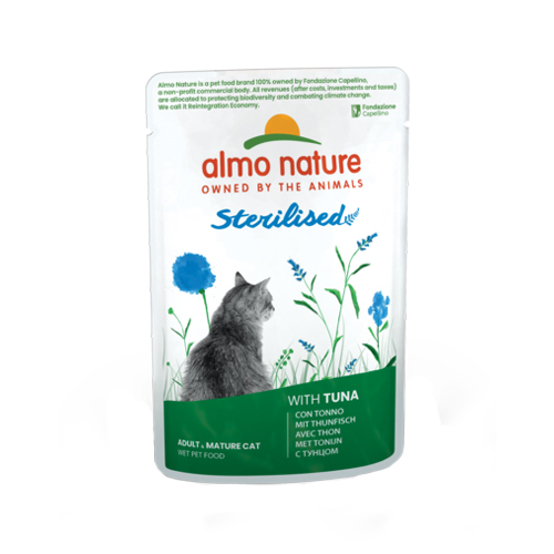 Almo Nature Sterilised Kattenvoer - Maaltijdzakje