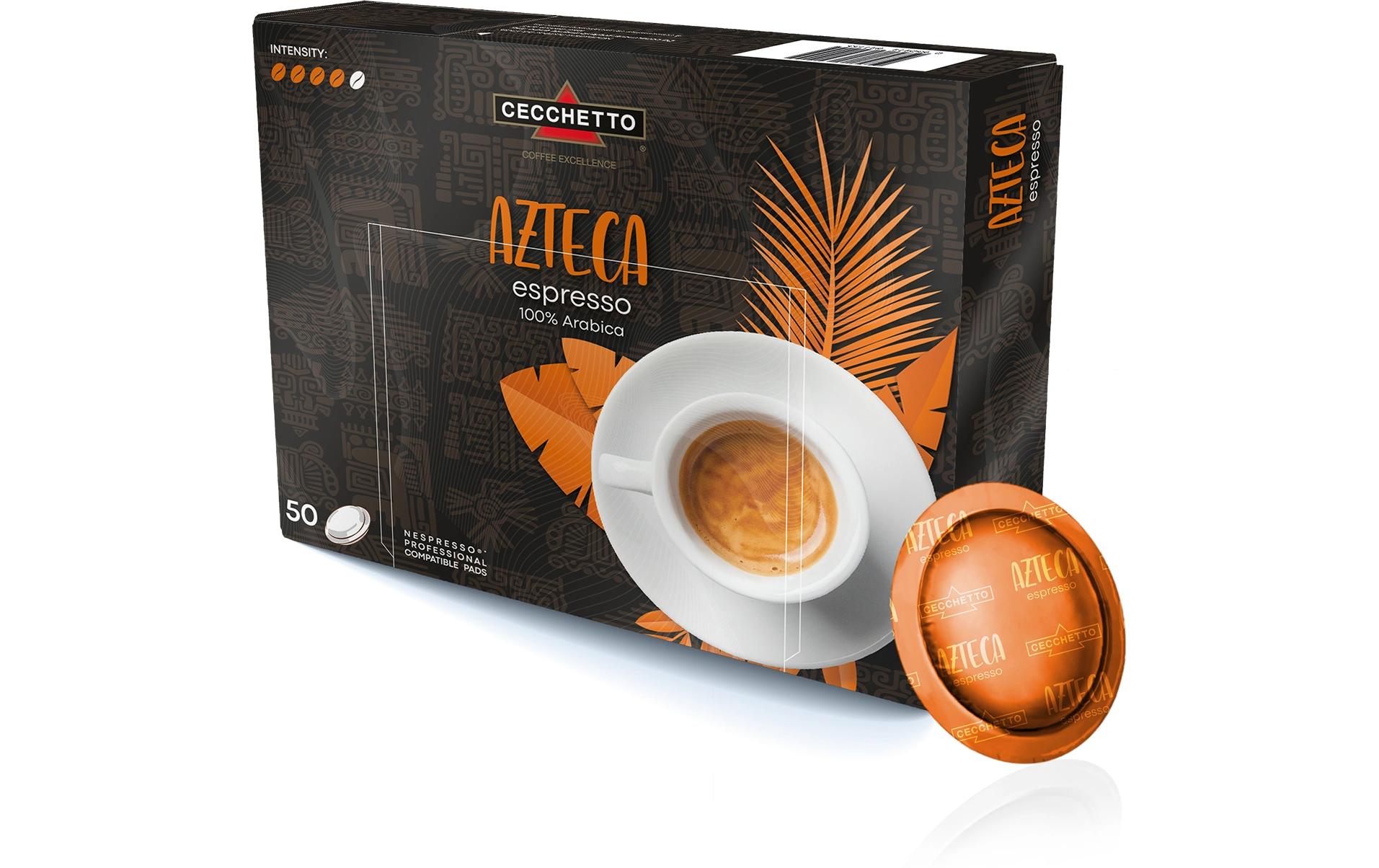 Professional Pads Azteca Espresso 100% Arabica 50 StückOffice Pads für die Verwendung mit Nespresso Pro-Maschinen