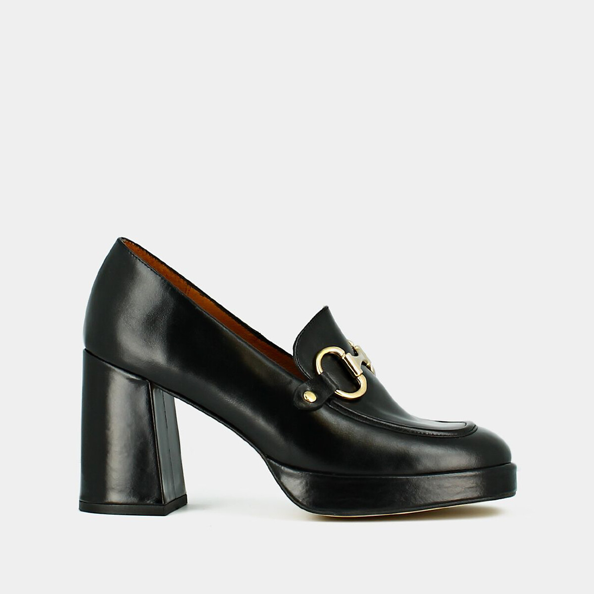 JONAK<br>Mocassins Virgile em couro fosco com salto