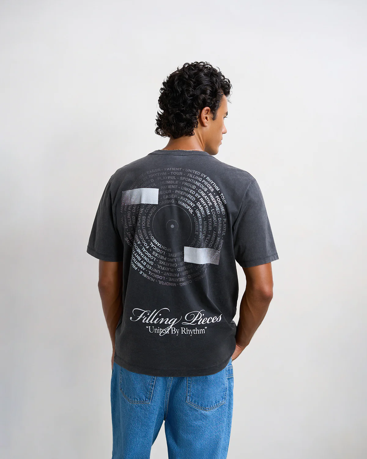 T-shirt Vinyl Vintage Black
