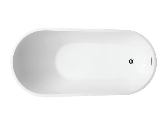 Baignoire îlot design ovale OPRAH blanche 170 cm