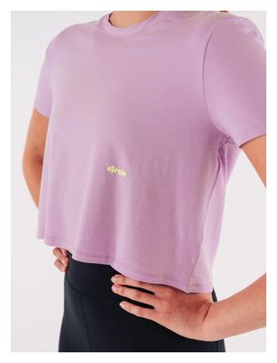 Crop-top Running Circle Smooth Operator Rose Lilas