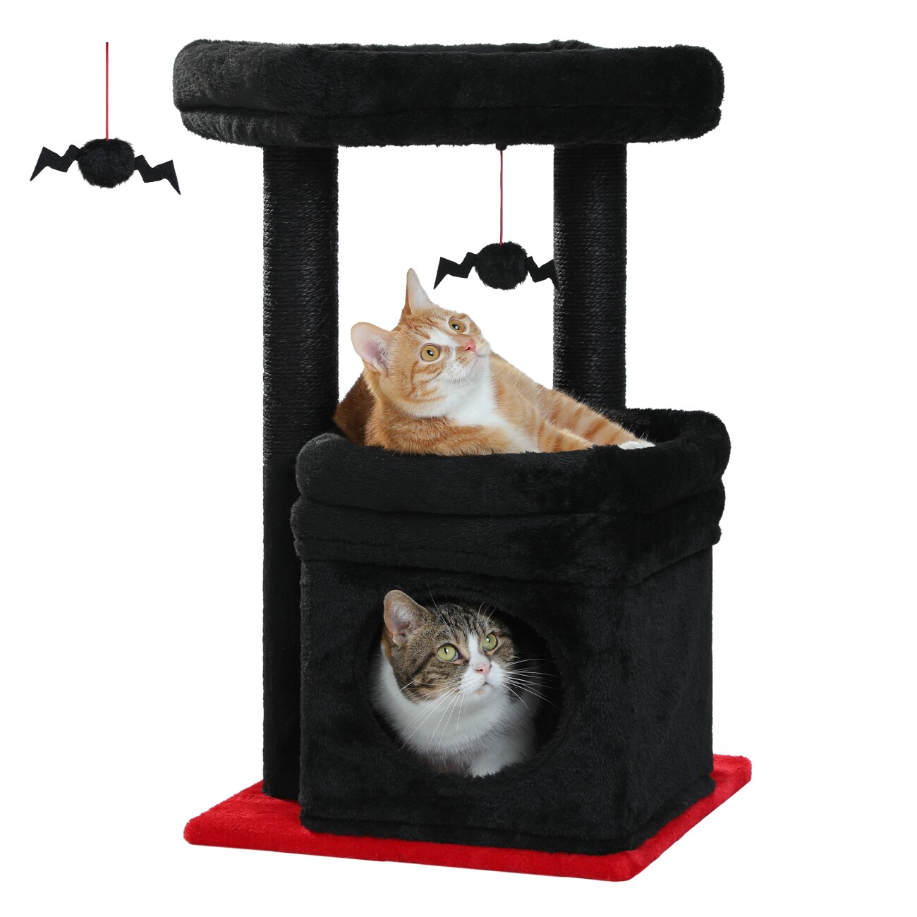 Pawz Road Kleiner Kratzbaum 70cm schwarz