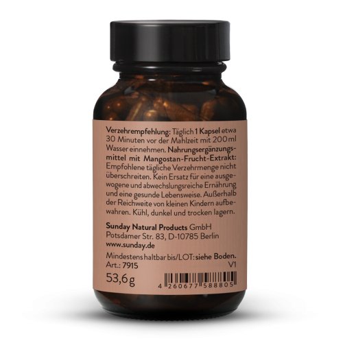 Sunday Natural Products  Mangostan Extrakt