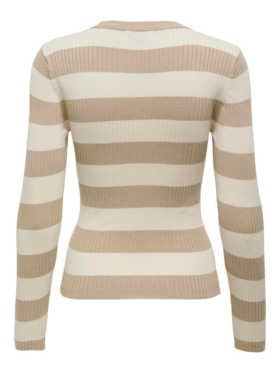 JDYPLUM Strickpullover Humus