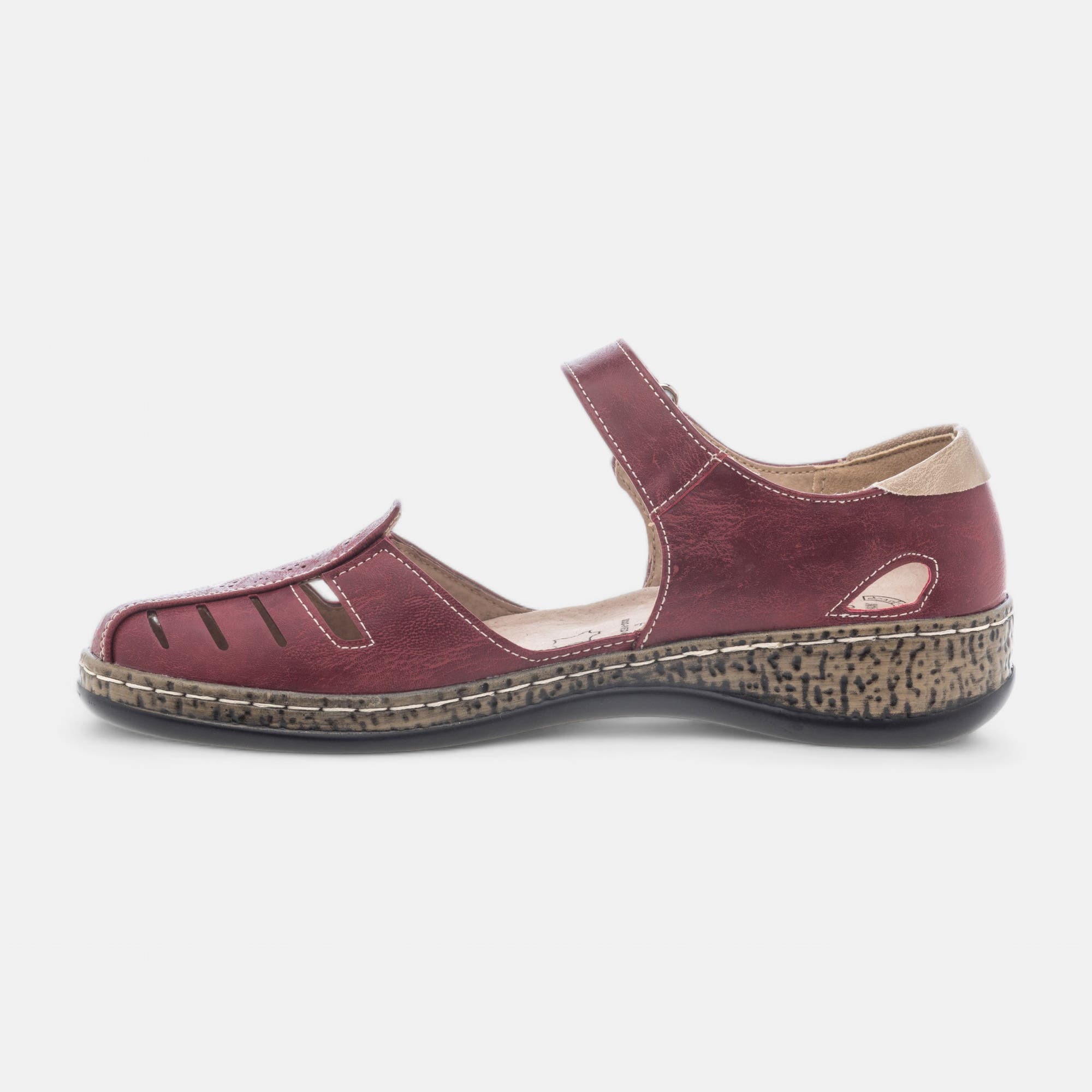 Escarpins quartiers ouverts Femme rouge