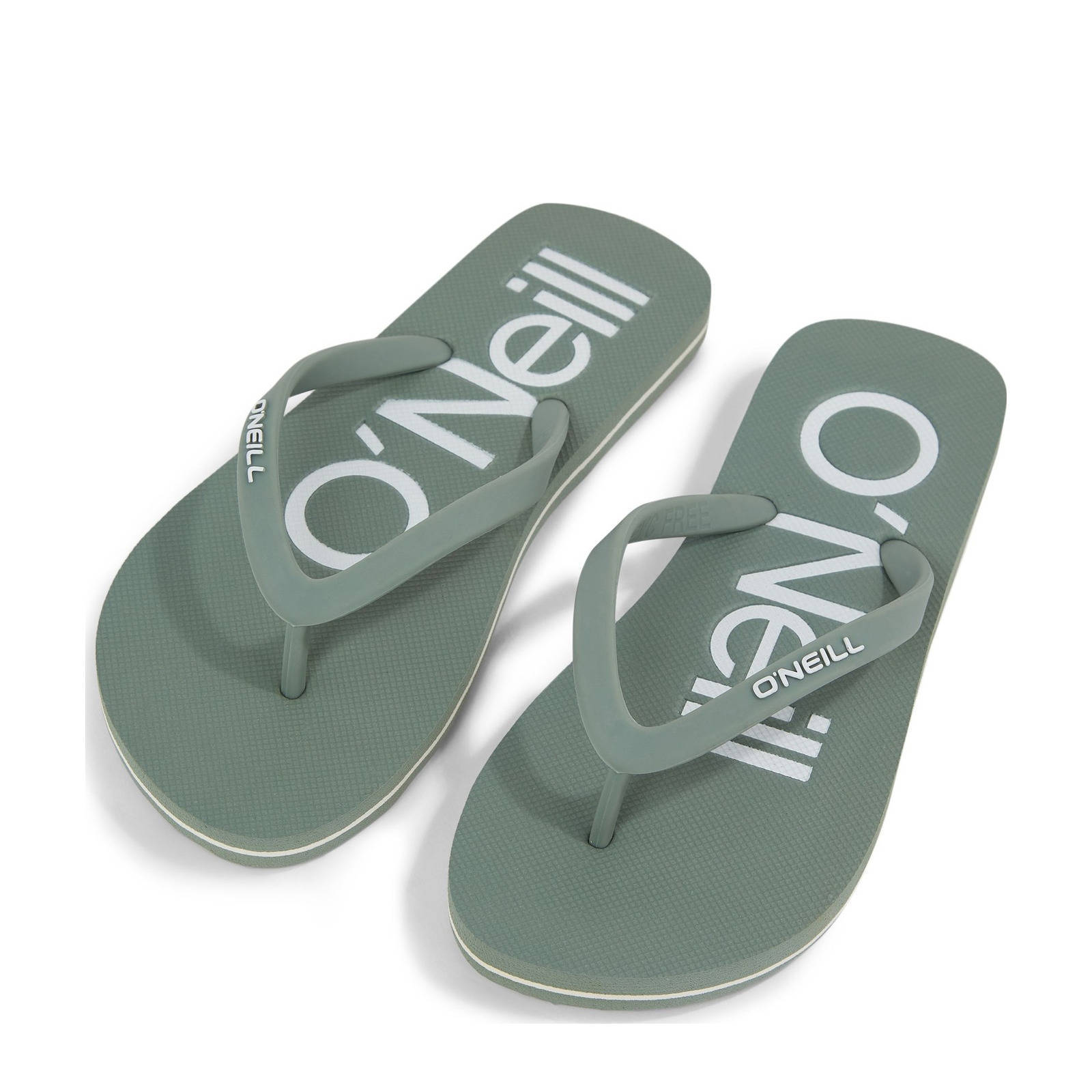 O'Neill Profile Logo teenslippers grijsgroen