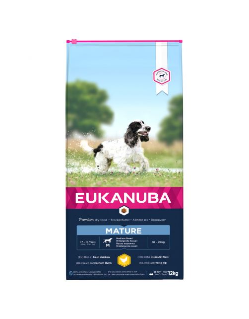 Eukanuba Thriving Mature Medium Breed Kip - Hondenvoer