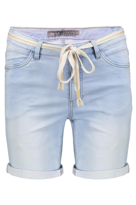 Geisha blauwe dames korte broek