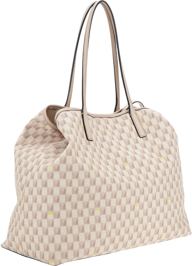 GUESS G WAVE LARGE 2 IN 1 TOTE Blush logo