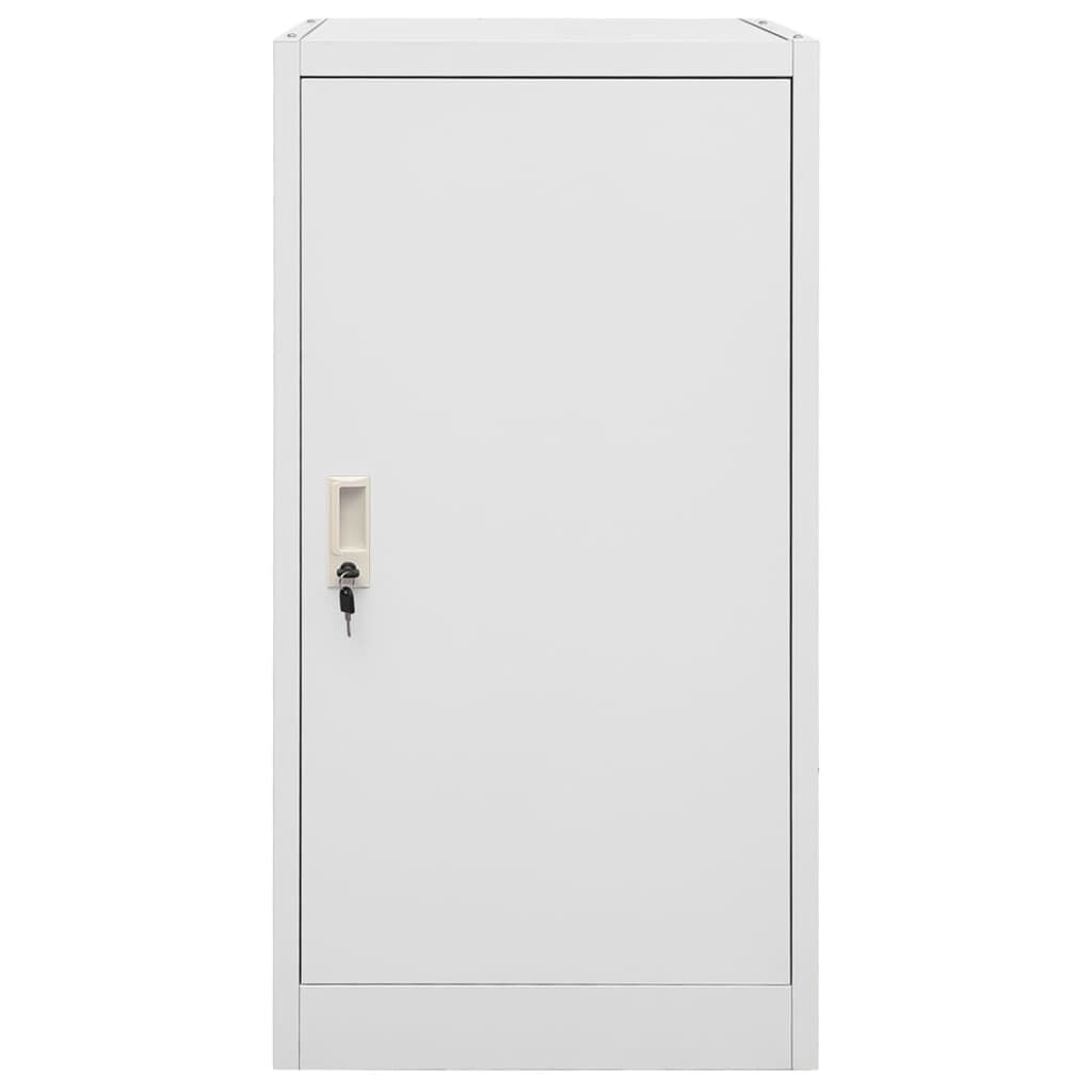 vidaXL Zadelkast Lichtgrijs 53x53x105 cm Staal