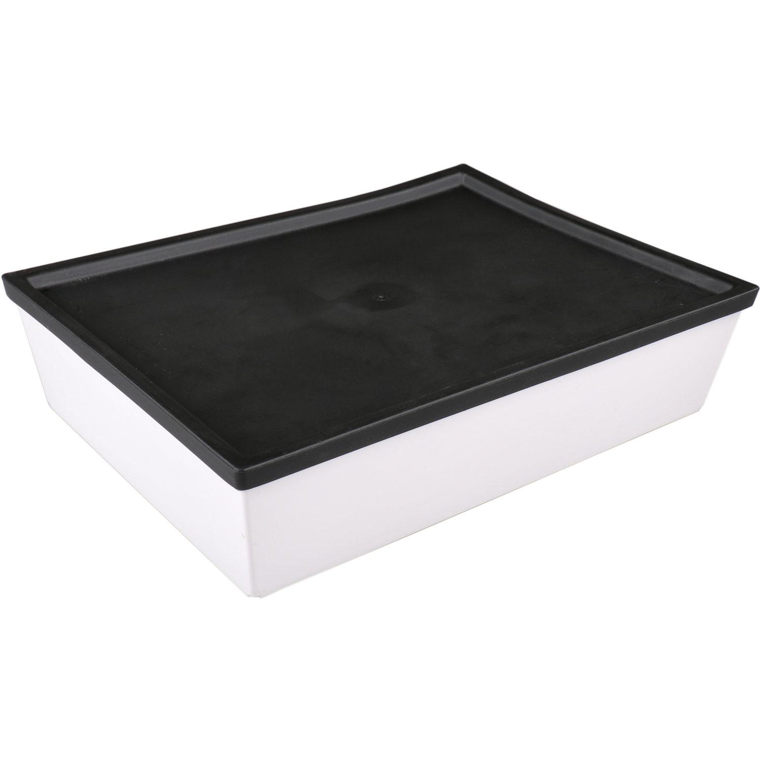 Ornamin Schaal, reusable, onbreekbaar, 2-vaks, sAN, rechthoekig, 1900ml, 260x190x60mm, wit