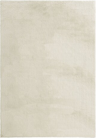 Teppich Fuzzy Cream Kunstfell 80x150 cm beige