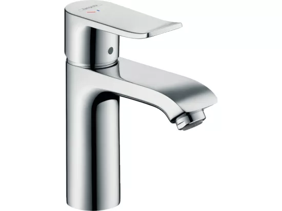HANSGROHE Mitigeur lavabo Metris 110 Eco CH3 CoolStart , avec tirette et vidage chromé