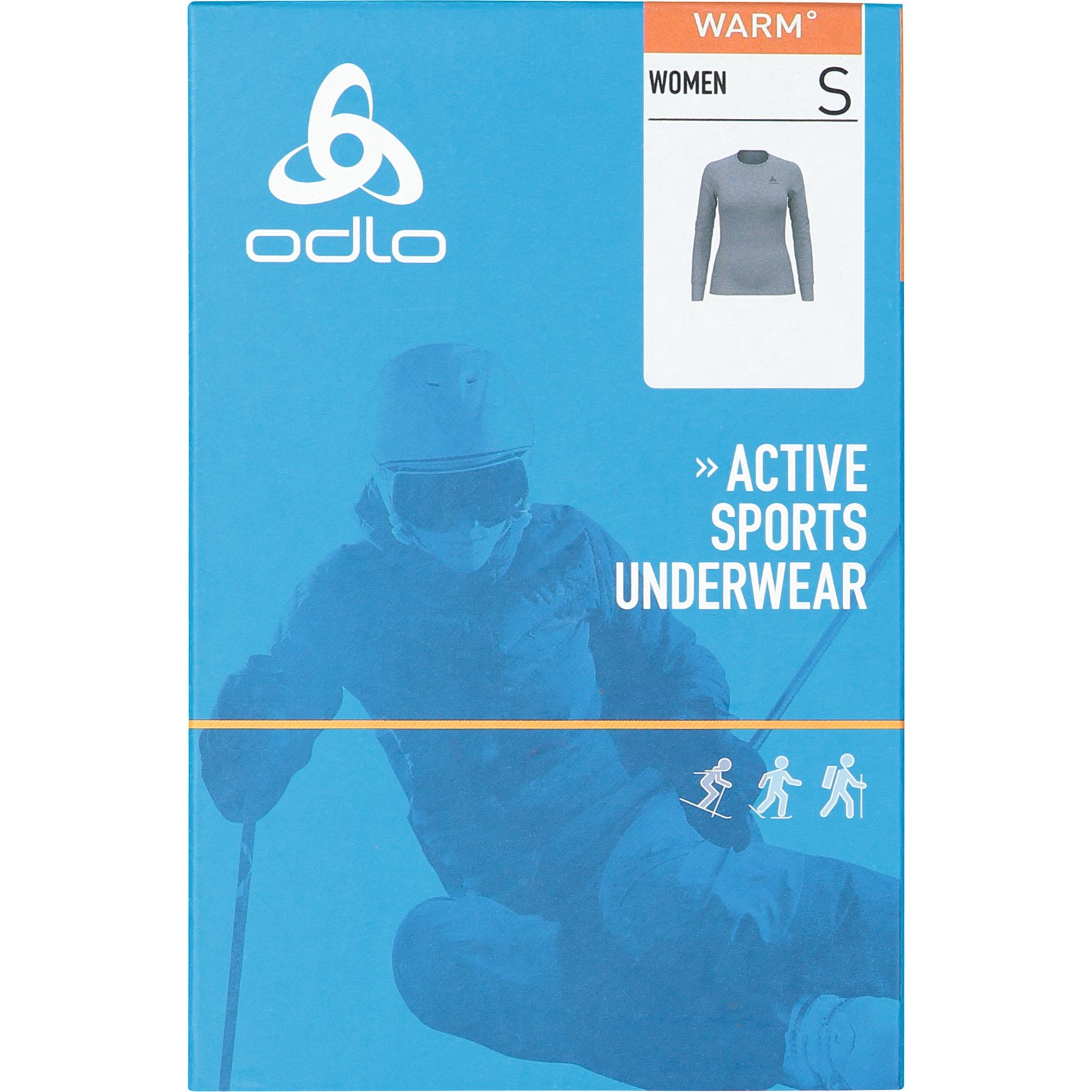 Odlo Active Warm Crew Neck L/, grau, XXL