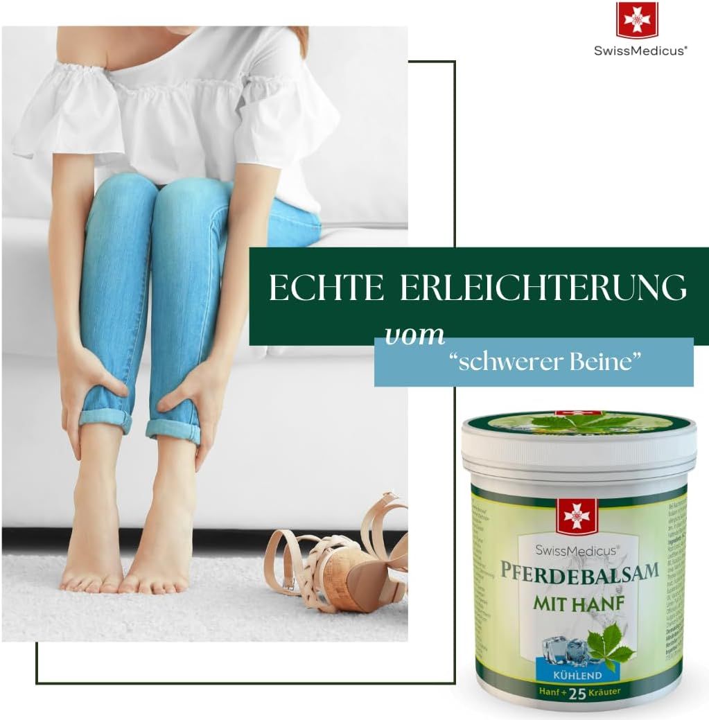 SwissMedicus Pferdebalsam mit Hanf Kühlend