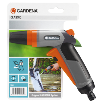 Gardena Classic spuitpistool kunststof grijs met oranje