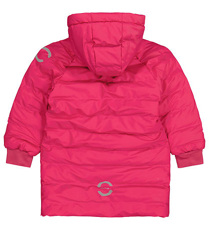Mikk-Line Steppmantel - PU - Recycelt - Fuchsia Rot