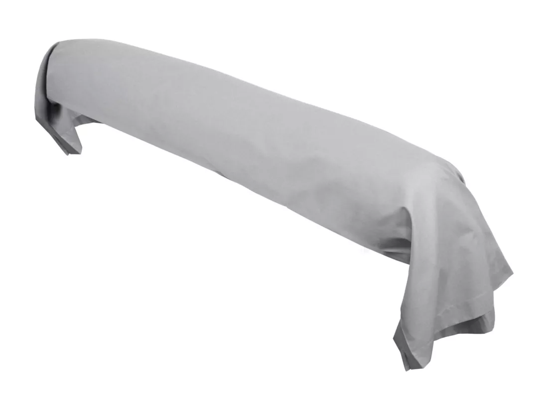 Taie de traversin uni 230X43 cm coton ALTO Alu