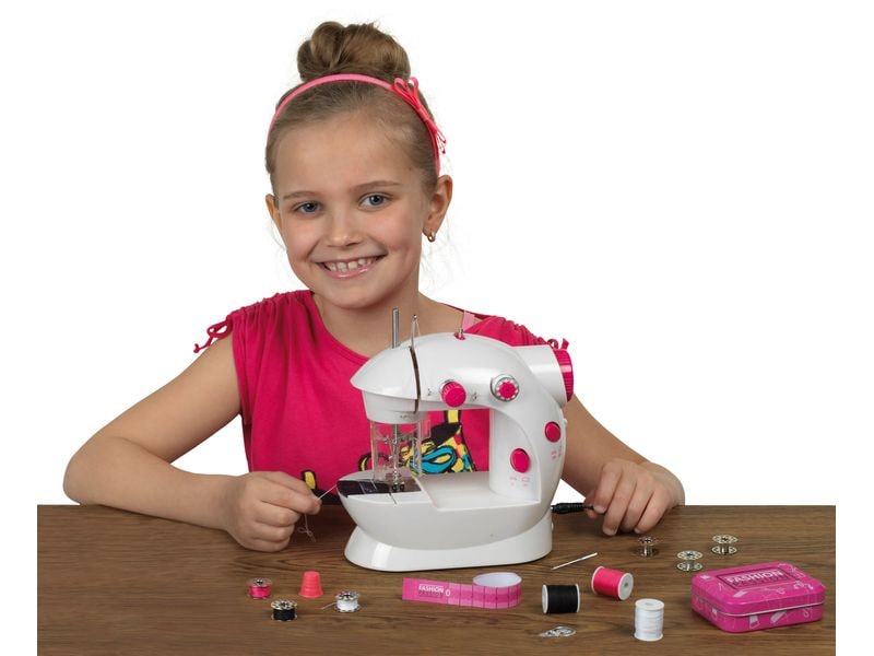 Klein-Toys Kinder-Nähmaschine Spiel-Nähset
