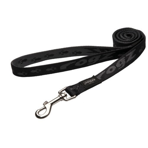 Guia para cães Rogz Alpinist com gancho, preta