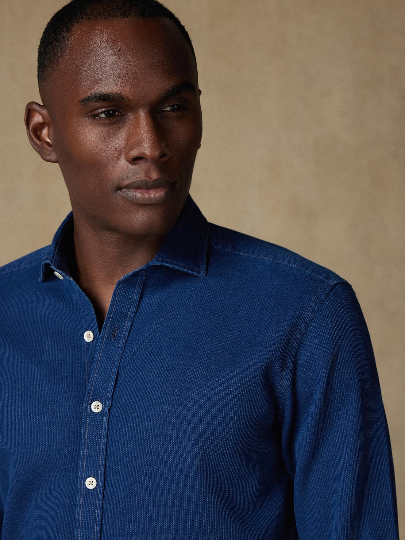 Chemise Fulton indigo