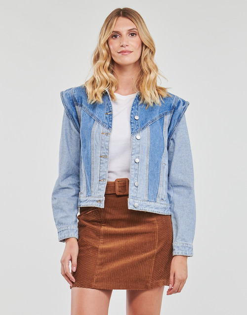 Vila - VIMALUSA L/S 2IN1 DENIM - Bleu clair