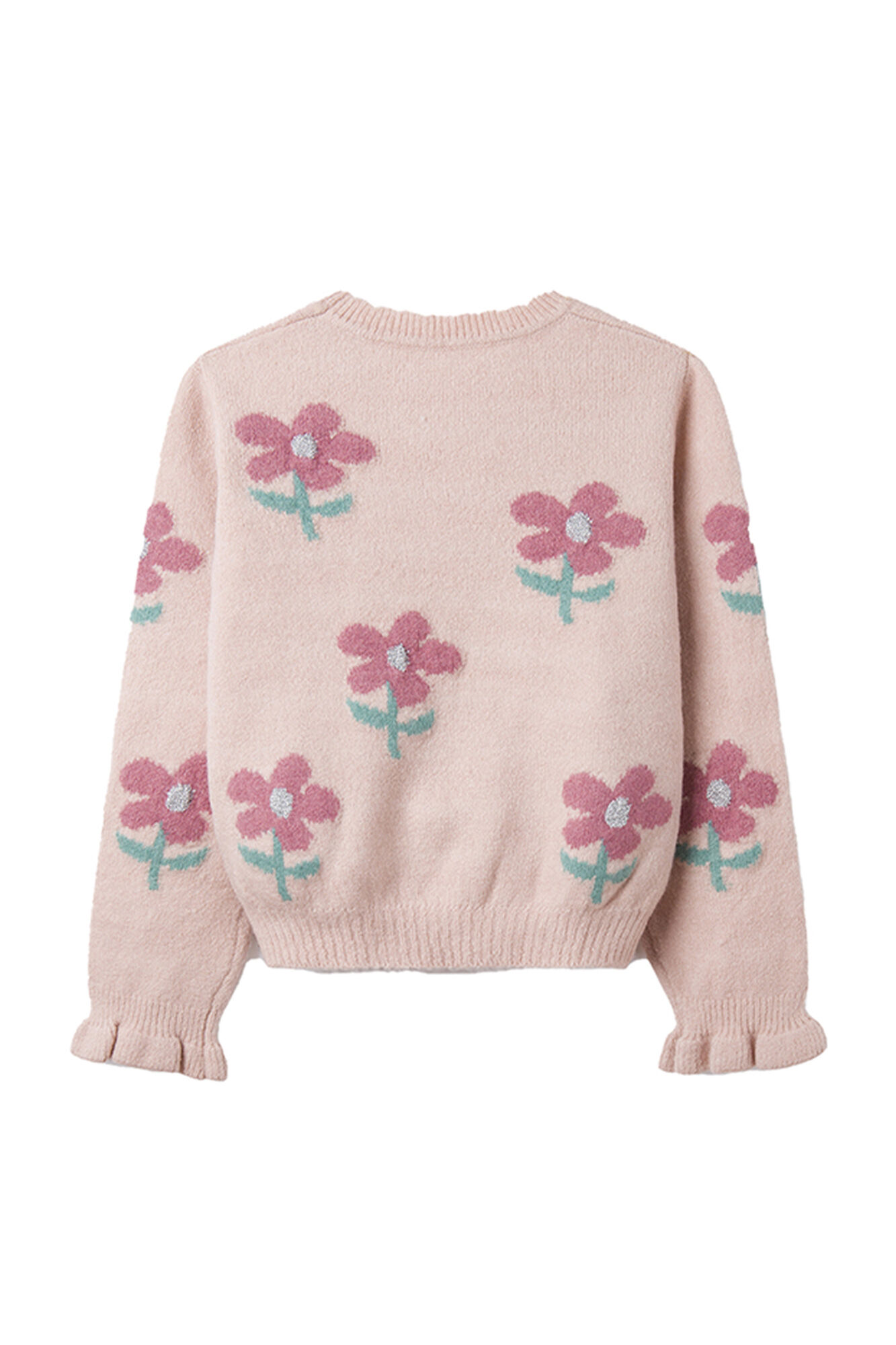 Suéter floral para meninas